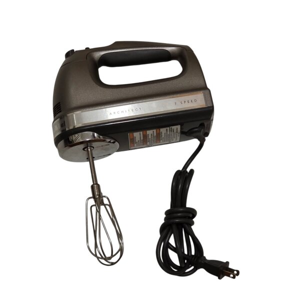 KitchenAid 7-Speed Architect Metallic Grey Hand Mixer - Picture 1 of 6